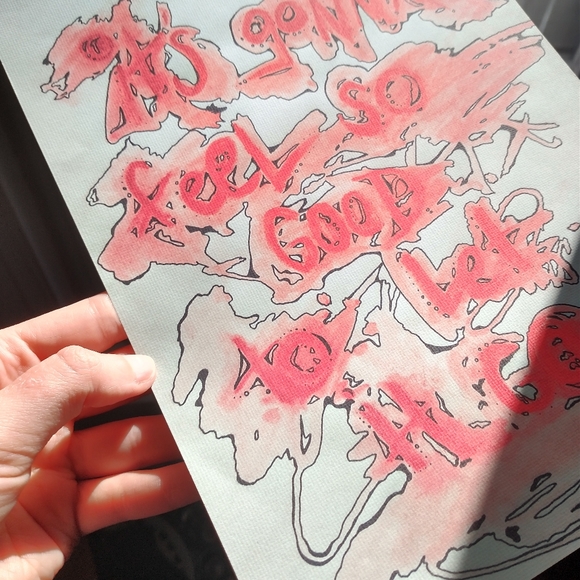 "let it go" Canvas Print - Picture 8 of 9